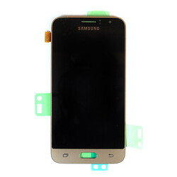 Дисплей (екран) Samsung J120 Galaxy J1, З сенсорним склом, Без рамки, TFT, Золотий