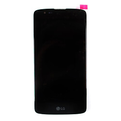 Дисплей (екран) LG K350E K8 / K350N K8, З сенсорним склом, Чорний