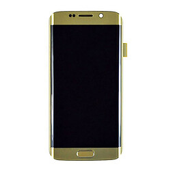 Дисплей (екран) Samsung G925 Galaxy S6 Edge / G925F Galaxy S6 Edge, З сенсорним склом, Зелений