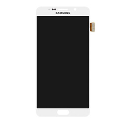 Дисплей (экран) Samsung N920 Galaxy Note 5 / N9200 Galaxy Note 5 Dual Sim, С сенсорным стеклом, Без рамки, Amoled, Белый