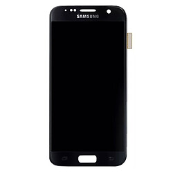 Дисплей (екран) Samsung G935 Galaxy S7 Edge Duos / G935FD Galaxy S7 EDGE Duos, Без рамки, З сенсорним склом, Super Amoled, Чорний