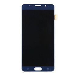 Дисплей (екран) Samsung N920 Galaxy Note 5 / N9200 Galaxy Note 5 Dual Sim, З сенсорним склом, Без рамки, Amoled, Синій