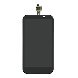 Дисплей (экран) HTC Desire 320, С сенсорным стеклом, Черный