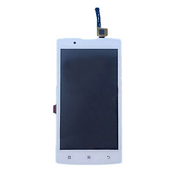 Дисплей (екран) Lenovo A2010, З сенсорним склом, Білий