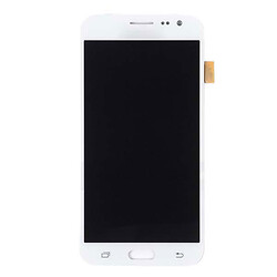 Дисплей (екран) Samsung J210 Galaxy J2 Duos, З сенсорним склом, Білий