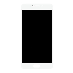 Дисплей (екран) Meizu M621 M5 Note, High quality, З сенсорним склом, Без рамки, Білий