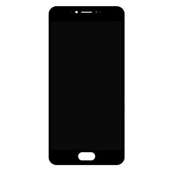 Дисплей (екран) Meizu MX6, High quality, З сенсорним склом, Без рамки, Чорний