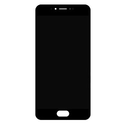Дисплей (екран) Meizu MX6, High quality, З сенсорним склом, Без рамки, Чорний