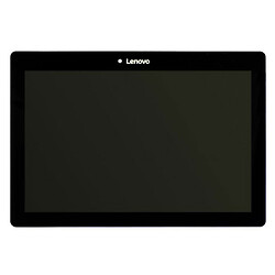 Дисплей (екран) Lenovo A10-30 Tab 2, З сенсорним склом, Чорний