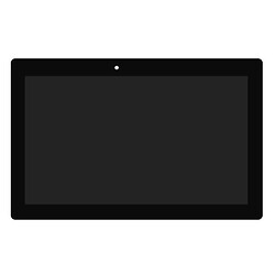 Дисплей (екран) Lenovo A10-70F Tab 2 / A10-70L Tab 2, З сенсорним склом, Чорний