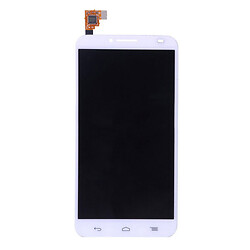 Дисплей (экран) Alcatel 6037 One Touch Idol 2, С сенсорным стеклом, Белый