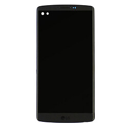 Дисплей (екран) LG H900 V10 / H901 V10, З сенсорним склом, Чорний