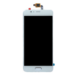Дисплей (экран) Meizu M5S / M5S Mini, High quality, Без рамки, С сенсорным стеклом, Белый