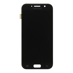 Дисплей (екран) Samsung A520 Galaxy A5 Duos, З сенсорним склом, Без рамки, TFT, Чорний