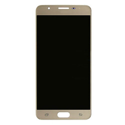 Дисплей (екран) Samsung G610 Galaxy J7 Prime, Без рамки, З сенсорним склом, TFT, Золотий