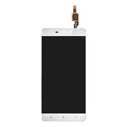 Дисплей (экран) Xiaomi Redmi 4, High quality, С сенсорным стеклом, Без рамки, Белый