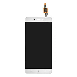 Дисплей (екран) Xiaomi Redmi 4, High quality, З сенсорним склом, Без рамки, Білий