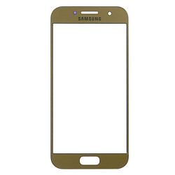 Скло Samsung A320 Galaxy A3 Duos, Золотий