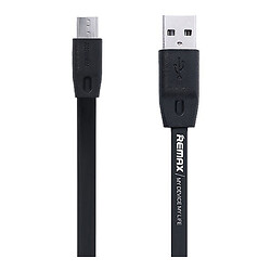 USB кабель Remax RC-001m Full Speed, MicroUSB, Original, 1.0 м., Чорний