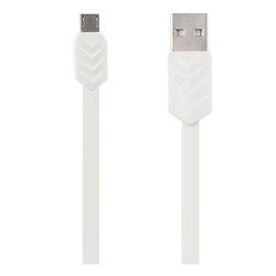 USB кабель Remax RC-001m Full Speed, MicroUSB, Original, 2.0 м., Білий