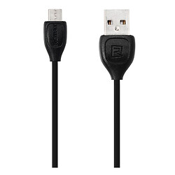 USB кабель Remax RC-050m Lesu, Original, MicroUSB, 1.0 м., Черный