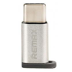 Адаптер Remax RA-USB1, Original, MicroUSB, Type-C, Золотой