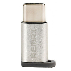 Адаптер Remax RA-USB1, MicroUSB, Type-C, Original, Золотий