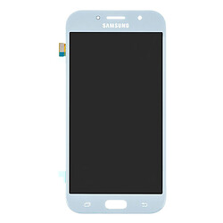 Дисплей (экран) Samsung A720 Galaxy A7 Duos, С сенсорным стеклом, Голубой