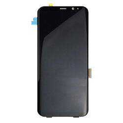 Дисплей (екран) Samsung G955 Galaxy S8 Plus, З сенсорним склом, Без рамки, OLED, Чорний