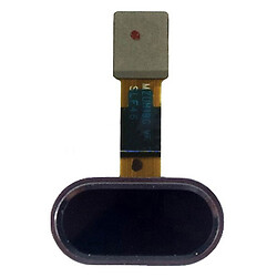 Шлейф Meizu M5 / M5S, З кнопкою меню, Чорний