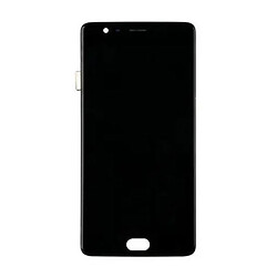 Дисплей (екран) OnePlus 3 / 3T, З сенсорним склом, З рамкою, TFT, Чорний