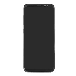 Дисплей (екран) Samsung G950 Galaxy S8, З сенсорним склом, З рамкою, Amoled, Сірий