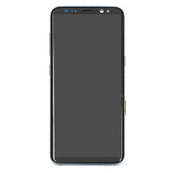 Дисплей (экран) Samsung G950 Galaxy S8, С сенсорным стеклом, С рамкой, Super Amoled, Синий