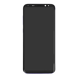Дисплей (екран) Samsung G955 Galaxy S8 Plus, З сенсорним склом, З рамкою, Super Amoled, Сірий