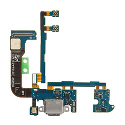 Шлейф Samsung N930 Galaxy Note 7 Duos, З мікрофоном, З роз'ємом на зарядку