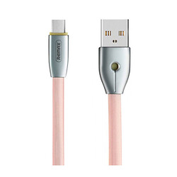 USB кабель Remax RC-043m Knight, Original, MicroUSB, 1.0 м., Розовый