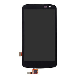 Дисплей (экран) LG K100 K3 LTE, С сенсорным стеклом, Черный