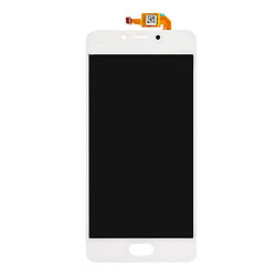 Дисплей (екран) Meizu M710 M5c, З сенсорним склом, Білий