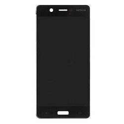 Дисплей (экран) Nokia 5 Dual Sim, High quality, Без рамки, С сенсорным стеклом, Черный