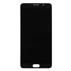 Дисплей (екран) Samsung N920 Galaxy Note 5 / N9200 Galaxy Note 5 Dual Sim, З сенсорним склом, Без рамки, Super Amoled, Чорний