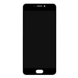 Дисплей (екран) Meizu M6, High quality, З сенсорним склом, Без рамки, Чорний