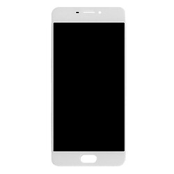Дисплей (екран) Meizu M6, High quality, З сенсорним склом, Без рамки, Білий