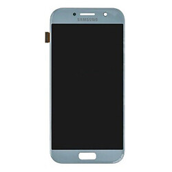 Дисплей (экран) Samsung A720 Galaxy A7 Duos, С сенсорным стеклом, Синий