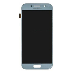 Дисплей (экран) Samsung A720 Galaxy A7 Duos, С сенсорным стеклом, Синий