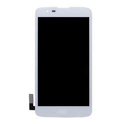 Дисплей (екран) LG K330 K7 LTE / LS675 Tribute 5 / MS330 K7, З сенсорним склом, Білий