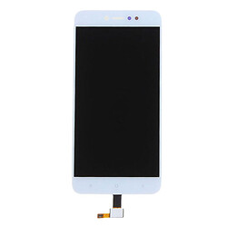 Дисплей (екран) Xiaomi Redmi Note 5A, High quality, Без рамки, З сенсорним склом, Білий