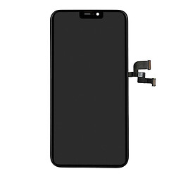 Дисплей (екран) Apple iPhone X, З сенсорним склом, З рамкою, TFT, Чорний