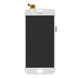 Дисплей (екран) Motorola XT1760 Moto E4 / XT1762 Moto E4 / XT1766 Moto E4, High quality, Без рамки, З сенсорним склом, Білий