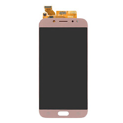 Дисплей (экран) Samsung J730 Galaxy J7, С сенсорным стеклом, Без рамки, OLED, Розовый