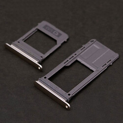 Тримач SIM картки Samsung A520 Galaxy A5 Duos, З роз'ємом на карту пам'яті, Золотий
